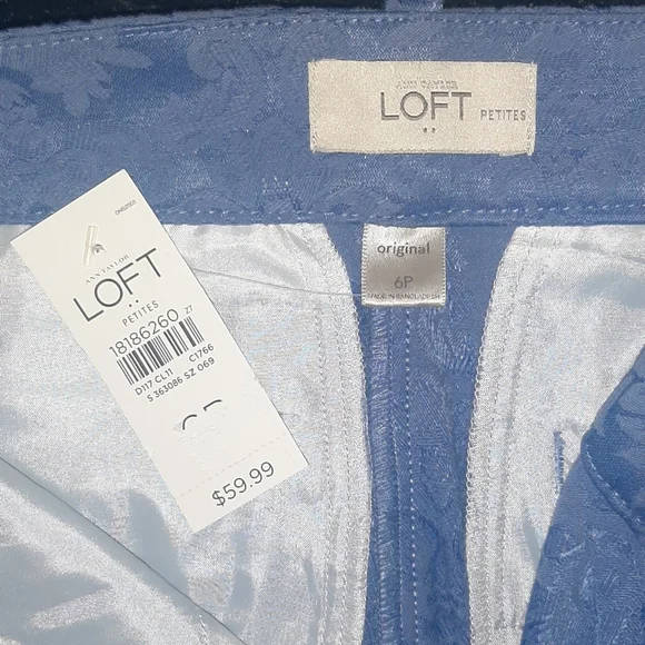 Loft Original Crop Pants - Blue - Picture 4 of 6
